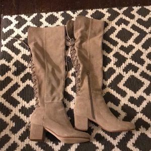 Taupe/ Grey Steve Madden OTK Boots